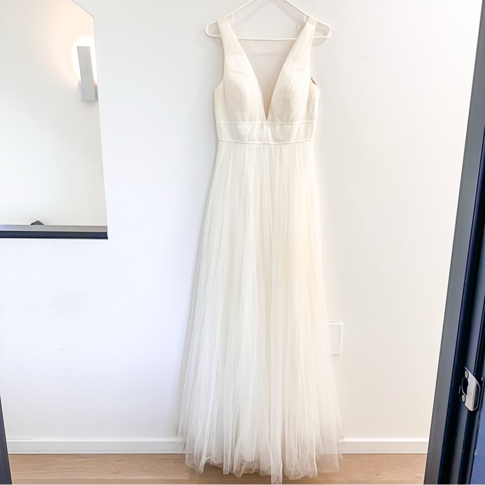 Jenny Yoo White Wedding Dress - Picture 3 of 9